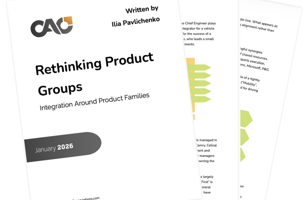 Rethinking Product Groups